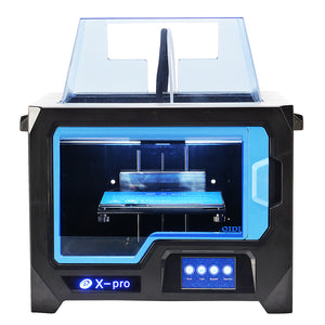 QIDI TECH Dual Extruder 3D PRINTER New Model X -pro ,4.3 Inch Touch Screen,200*150*150mm,Works With ABS And PLA,TPU