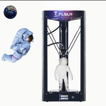 Load image into Gallery viewer, 2019 FLSUN QQ-S High speed Delta 3D Printer, Large Print Size 255*360mm kossel 3d-Printer auto-leveling touch screen Wifi module