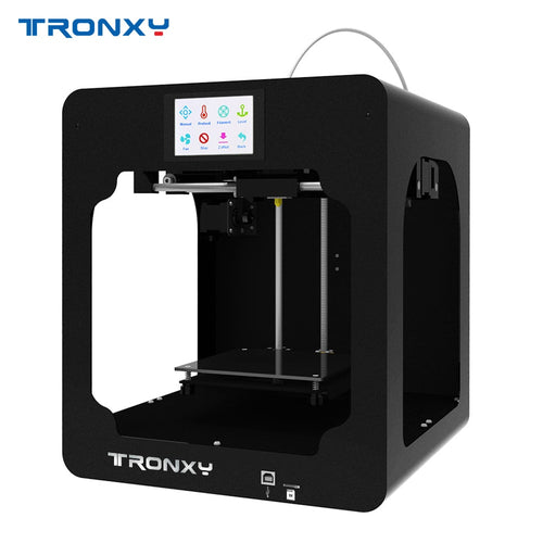 Tronxy Desktop High Precision 3D Printer with Touch Screen Support TF Card  USB Print for Children with 250g Filament Sample