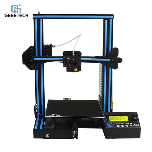 Geeetech A10 3D Printer Aluminum DIY Kit I3 High Precision CNC Rapid Self-assembled Desktop 3D Printer Large Size 220*220*260mm