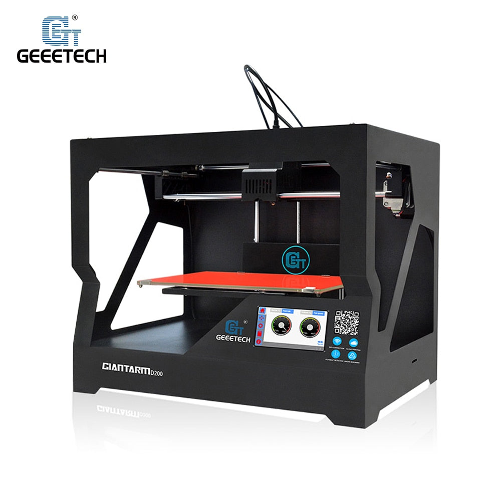 Geeetech GiantArm D200 FDM 3D Printer Assembled Complete with Break-resuming Filament Sensor Support Smart Wi-Fi Remote Control