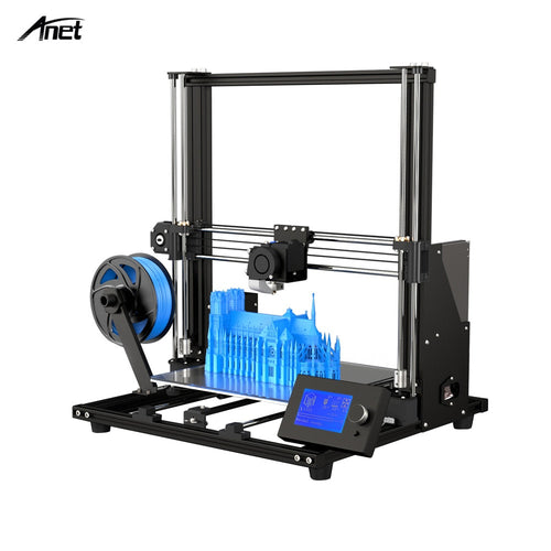 Anet A8 Plus Upgraded High-precision DIY 3D Printer Self-assembly 300*300*350mm Large Print Size Aluminum Alloy Frame