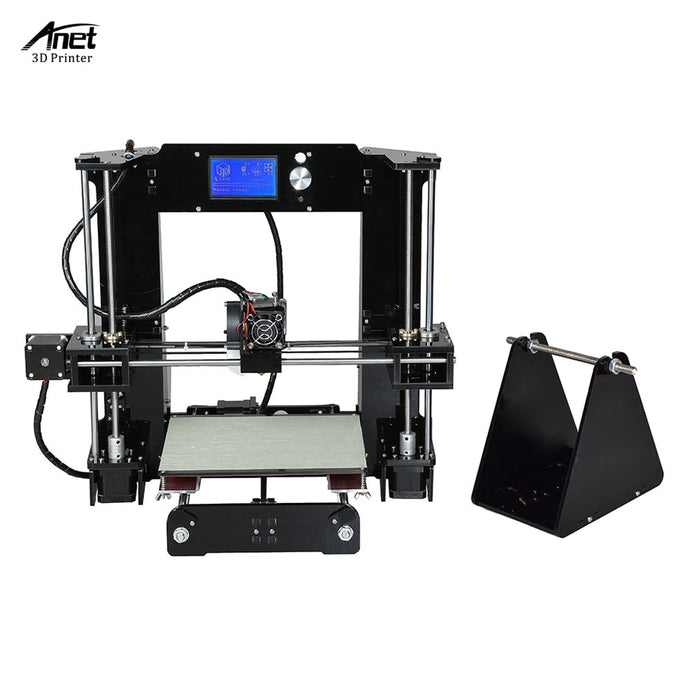 Anet A6 High Precision Big Size Desktop 3D Printer Kits i3 DIY Self Assembly LCD Screen with 16GB SD Card