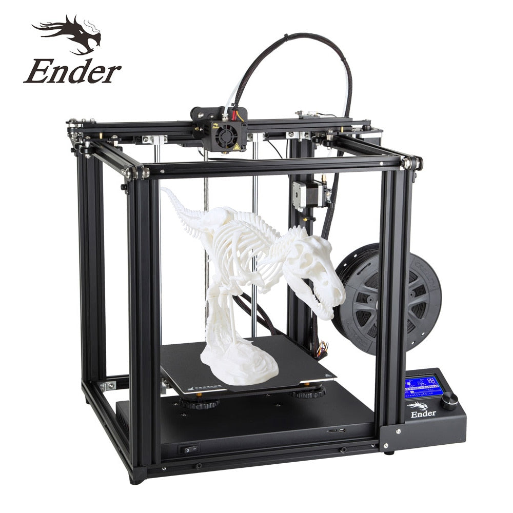 CREALITY 3D Printer Creality Ender-5 with Landy Stable Power, Cmagnetic build plate, Power Off Resume +3D Filaments+Hotbed+SD