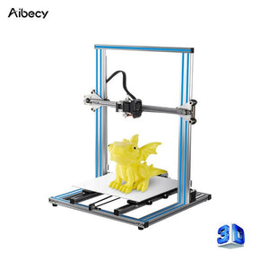 Aibecy DIY 3D Printer Kit with Aluminum Structure 4.3'' Touchscreen Auto Power-off Resume Printing Function Large Print Size