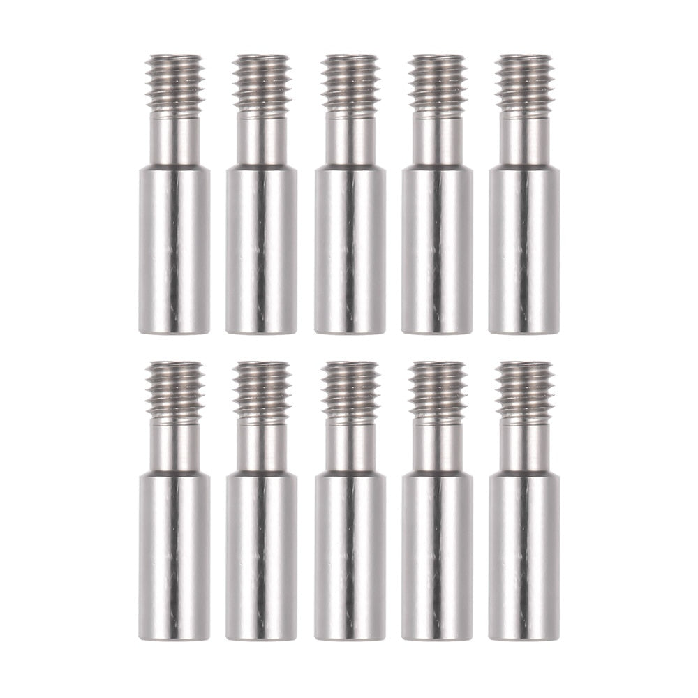 Creality 3D Stainless Steel Heat Break Nozzle Throat M6 * 28mm for 3D Printer Extruder Hot End 1.75mm Filament