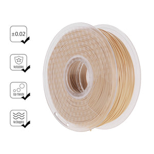 1.75mm 3D Printer Material Wood PLA Filament 1kg/2.2lbs Spool Dimensional Accuracy +/- 0.02 mm for Most 3D Printer