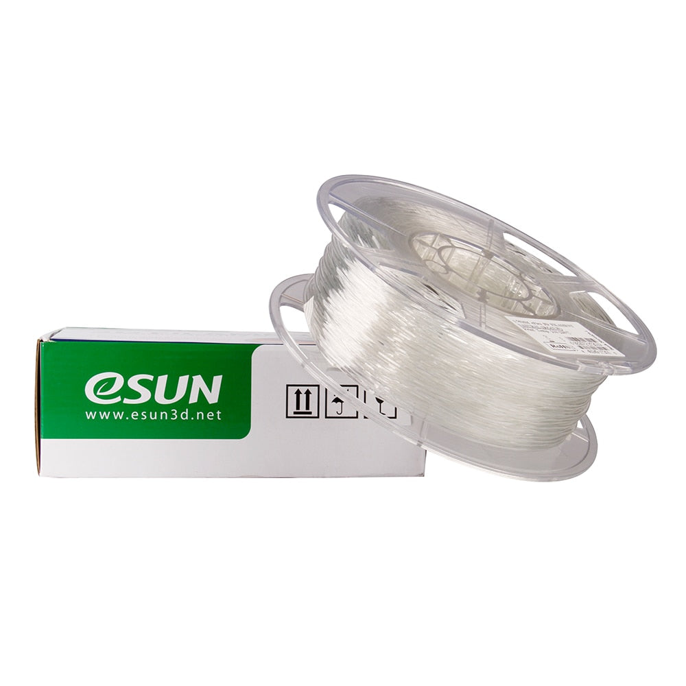 TPU Filament eSUN eFlex 3D Printer Consumables Natural Semi-Transparent Material Refills 1.75mm 1kg 2.2lb Spool