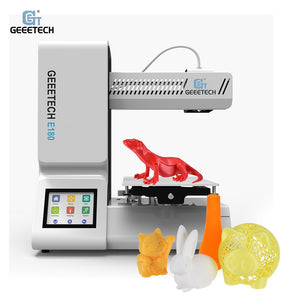 Geeetech E180 High Precision Fully Assembled Desktop 3D Printer 3.2" Full Color Touch Screen Wifi Connectivity