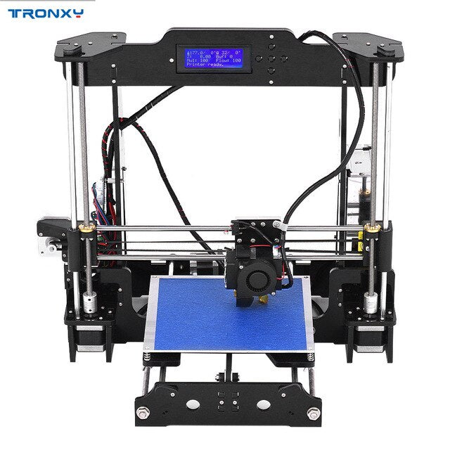 High Precision Desktop 3D Printer Kits DIY Self Assembly Acrylic Frame i3 with TF Card Big Printing Size 220*220*240mm