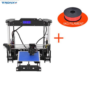 High Precision Desktop 3D Printer Kits DIY Self Assembly Acrylic Frame i3 with TF Card Big Printing Size 220*220*240mm