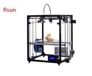 2019 NEW 3D Printer Flsun Dual Extruder Large Printing Size 260*260*350mm Auto Leveling Heated Bed TFT Wifi