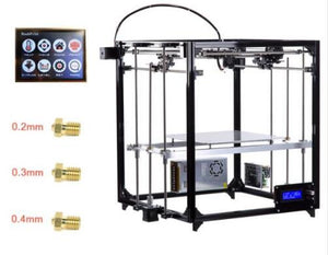 2019 NEW 3D Printer Flsun Dual Extruder Large Printing Size 260*260*350mm Auto Leveling Heated Bed TFT Wifi