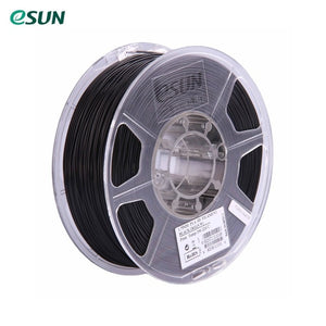 eSUN PLA 1.75mm Exquisite 3D Printer Filament Corn Grain Refining Material 1KG Spool (2.2lbs) Black Consumables Material Refills