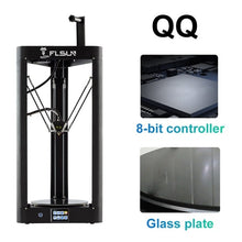 Load image into Gallery viewer, 2019 NEW 3D Printer Flsun QQ-S Kossel Auto Level Sensor Lattice HeatBed Pre-assembly Titan Touch Wifi 32bits boad High speed