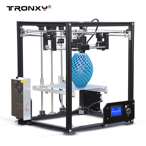 High Precision Tronxy X5 DIY 3D Printer Kits Large Printing Size 210 * 210 * 280mm LCD12864 Screen Metal Frame